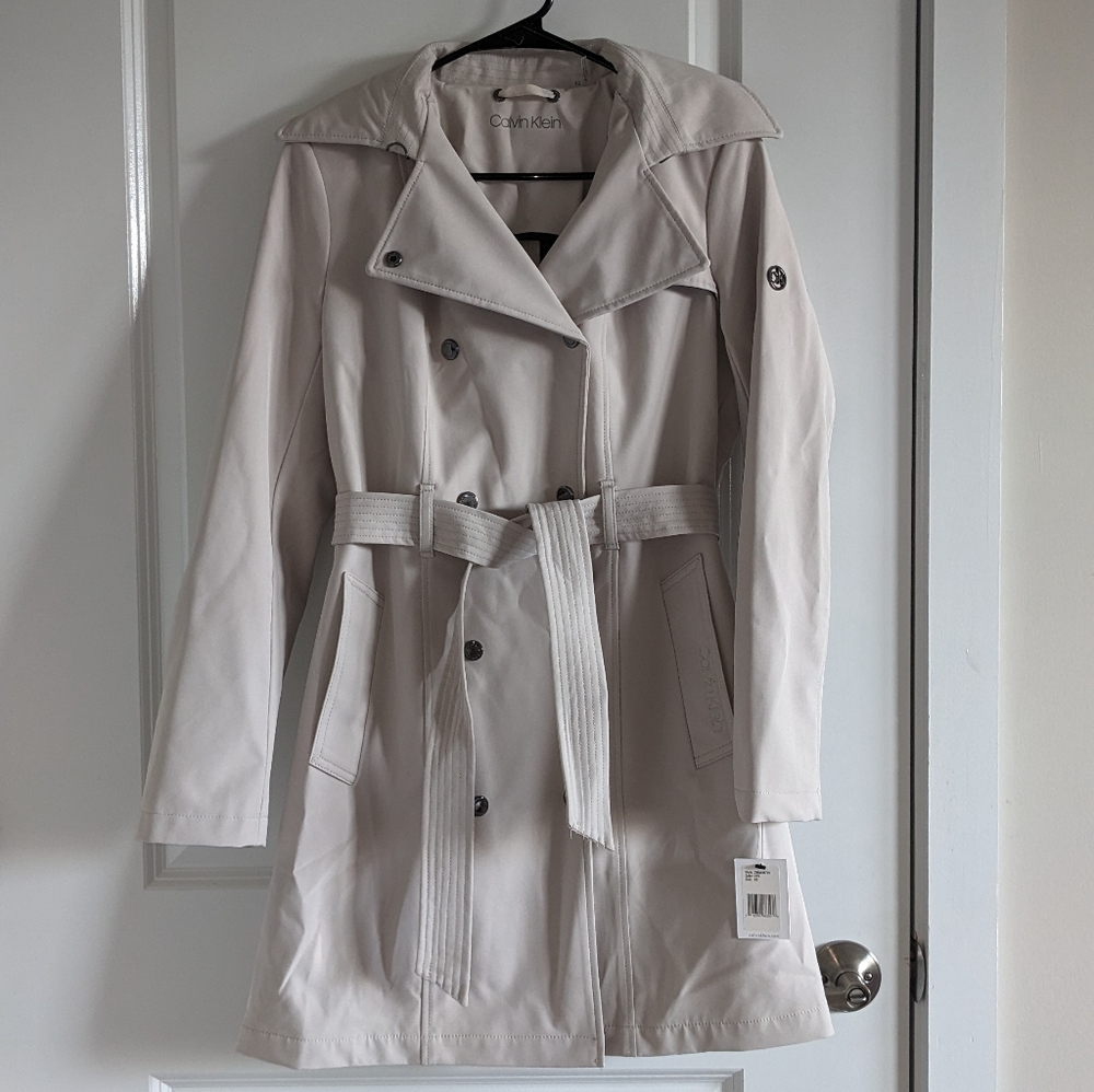 Calvin Klein Raincoat Peacoat